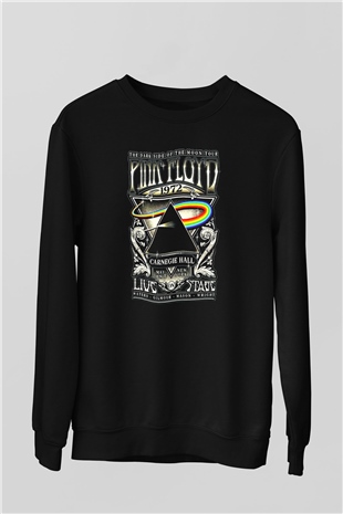 Pink Floyd Siyah Unisex Sweatshirt