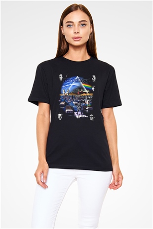 Pink Floyd Siyah Unisex Tişört T-Shirt - TişörtFabrikası