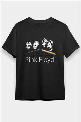 Pink Floyd Siyah Unisex Tişört T-Shirt - TişörtFabrikası