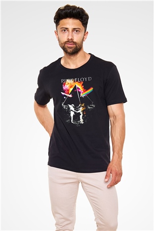 Pink Floyd Siyah Unisex Tişört T-Shirt - TişörtFabrikası