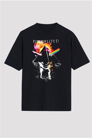 Pink Floyd Siyah Oversize Tişört Oversize T-shirt - TişörtFabrikası