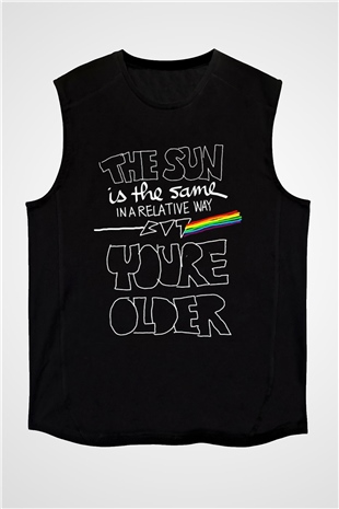 Pink Floyd The Sun Is The Same Siyah Unisex Kolsuz Tişört