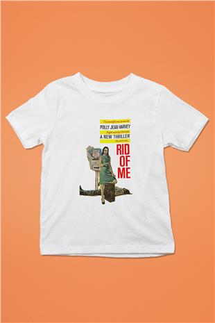 Pj Harvey Baskılı Beyaz Unisex Beyaz Çocuk Tişört - Tshirt