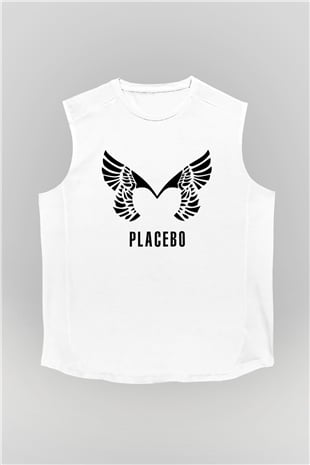 Placebo Beyaz Unisex Kolsuz Tişört