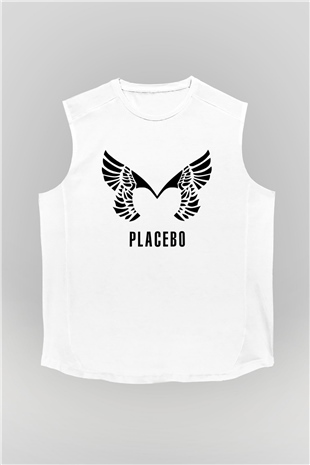 Placebo Beyaz Unisex Kolsuz Tişört