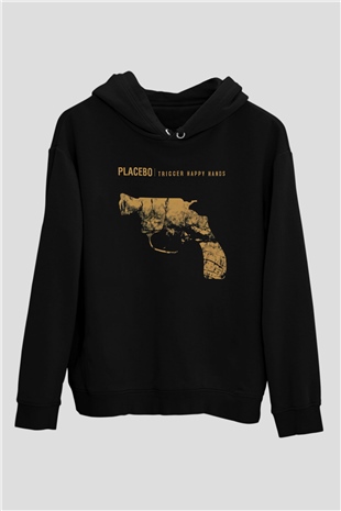 Placebo Siyah Unisex Hoodie