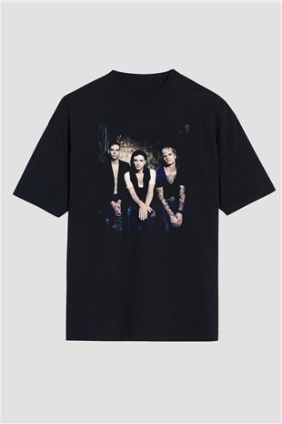 Placebo Siyah Unisex Oversize Tişört T-Shirt