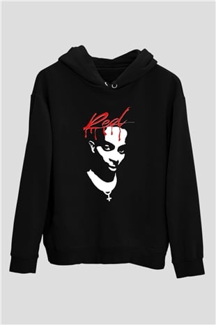 Playboi Carti Baskılı Unisex Siyah Hoodie