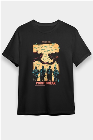 Point Break Siyah Unisex Tişört