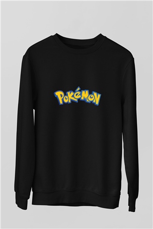 Pokemon Beyaz Unisex Sweatshirt