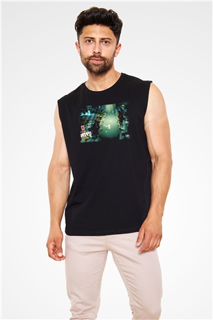 Poker Siyah Unisex Kolsuz Tişört