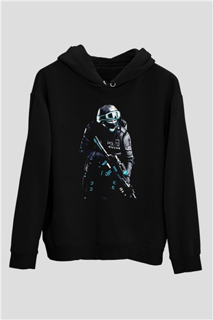 PolisSiyah Tshirt Unisex Hoodie