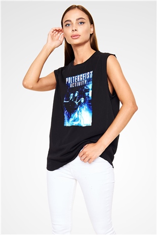 Poltergeist Siyah Unisex  Kolsuz Tişört