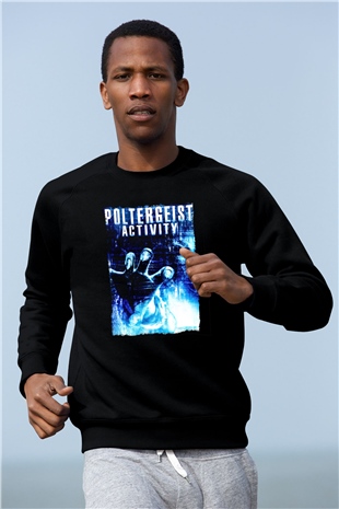 Poltergeist Siyah Unisex  Sweatshirt