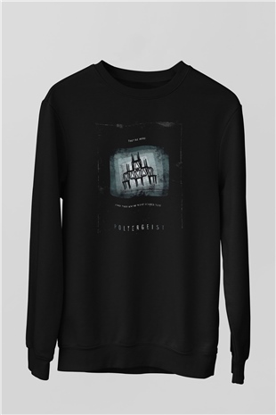 Poltergeist Siyah Unisex  Sweatshirt