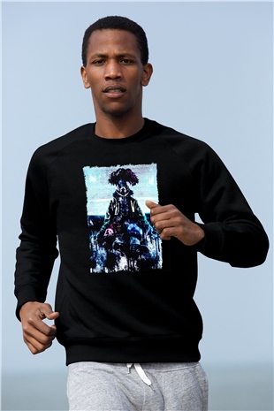Poltergeist Siyah Unisex  Sweatshirt