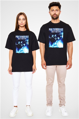 Poltergeist Siyah Oversize Tişört