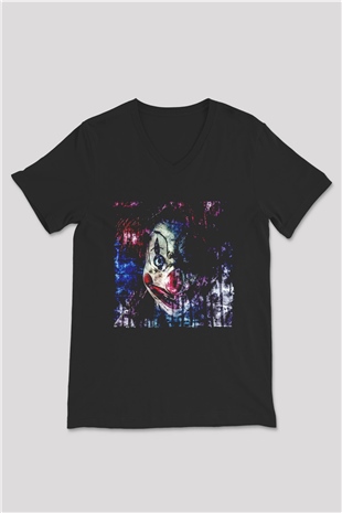 Poltergeist Siyah Unisex  V Yaka Tişört