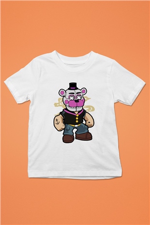 Popeye Freddy Baskılı Unisex Beyaz Çocuk Tshirt