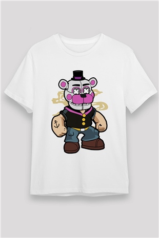 Popeye Freddy Baskılı Unisex Beyaz Tshirt