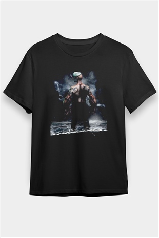 Popeye Siyah Unisex Tişört T-Shirt