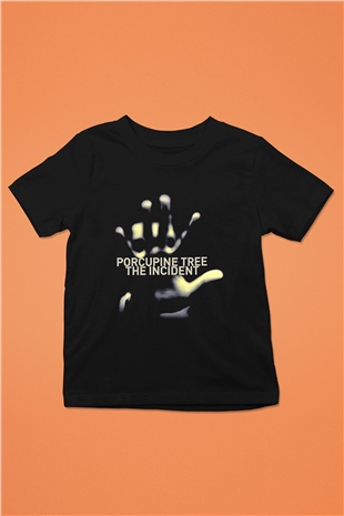 Porcupine Tree Baskılı Unisex Siyah Çocuk Tişört - Tshirt