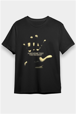 Porcupine Tree Baskılı Unisex Siyah Tişört - Tshirt