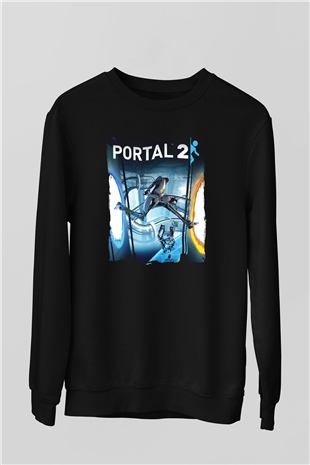 Portal Siyah Unisex Sweatshirt