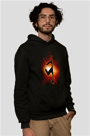 PortalSiyah  Unisex Hoodie