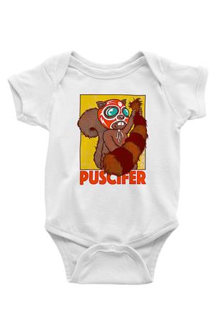 Powerwolf Baskılı Unisex Siyah Bebek Body - Zıbın