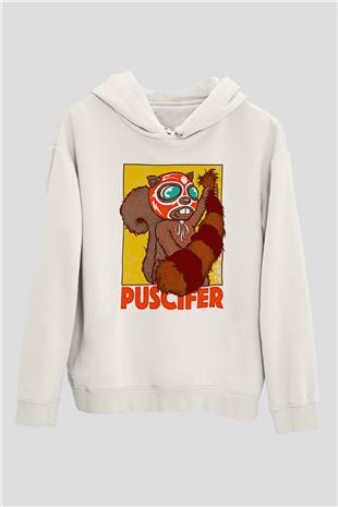 Powerwolf Baskılı Unisex Siyah Kapüşonlu Sweatshirt
