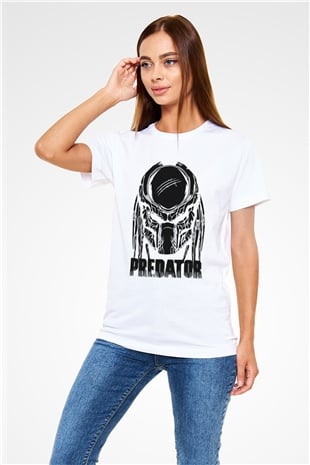 Predator Beyaz Unisex Tişört
