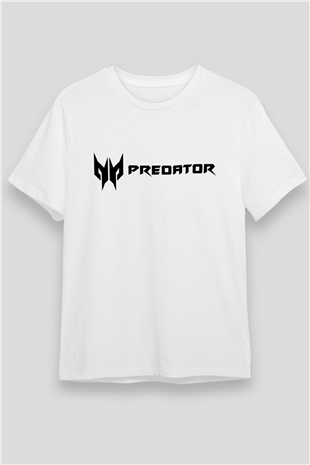 Predator Beyaz Unisex Tişört T-Shirt