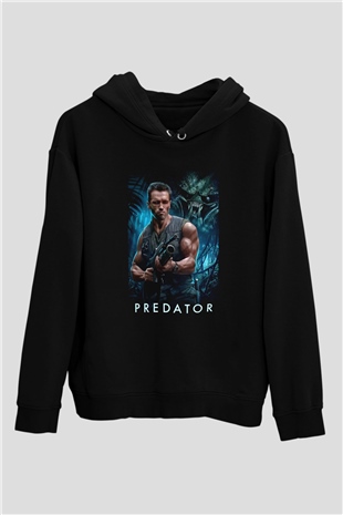 Predator Siyah Unisex Hoodie