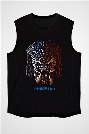 Predator Siyah Unisex Kolsuz Tişört