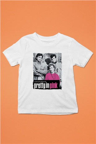 Pretty in Pink Beyaz Unisex  Çocuk Tişört