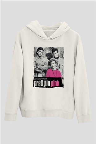 Pretty in Pink Beyaz Unisex Hoodie