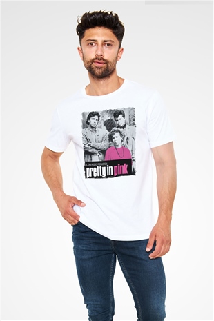 Pretty in Pink Beyaz Unisex Tişört