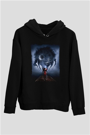 Prey Siyah Unisex Hoodie