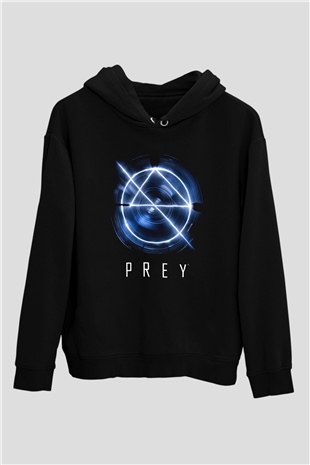 Prey Siyah Unisex Hoodie