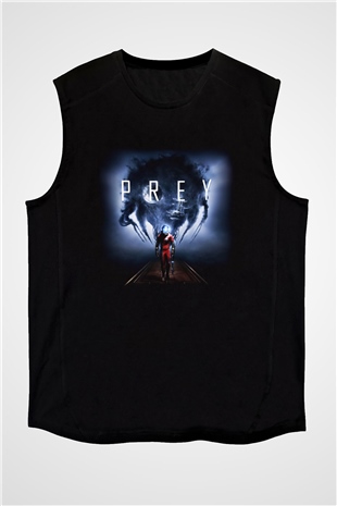 Prey Siyah Unisex Kolsuz Tişört
