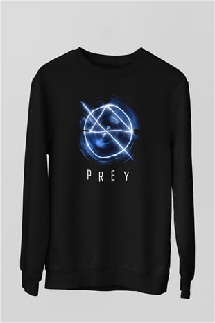 Prey Siyah Unisex Sweatshirt