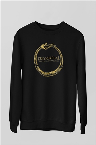Primordial Siyah Unisex Sweatshirt