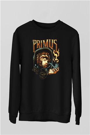 Primus Siyah Unisex Sweatshirt