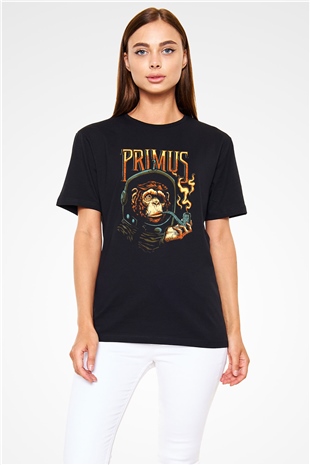 Primus Siyah Unisex Tişört T-Shirt - TişörtFabrikası
