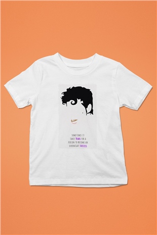Prince Beyaz Unisex Çocuk Tişört