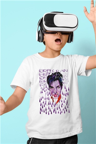 Prince Beyaz Unisex Çocuk Tişört