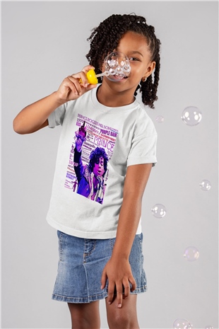 Prince Beyaz Unisex Çocuk Tişört