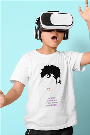 Prince Beyaz Unisex Çocuk Tişört