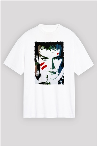 Prince Beyaz Oversize Tişört Oversize T-shirt - TişörtFabrikası